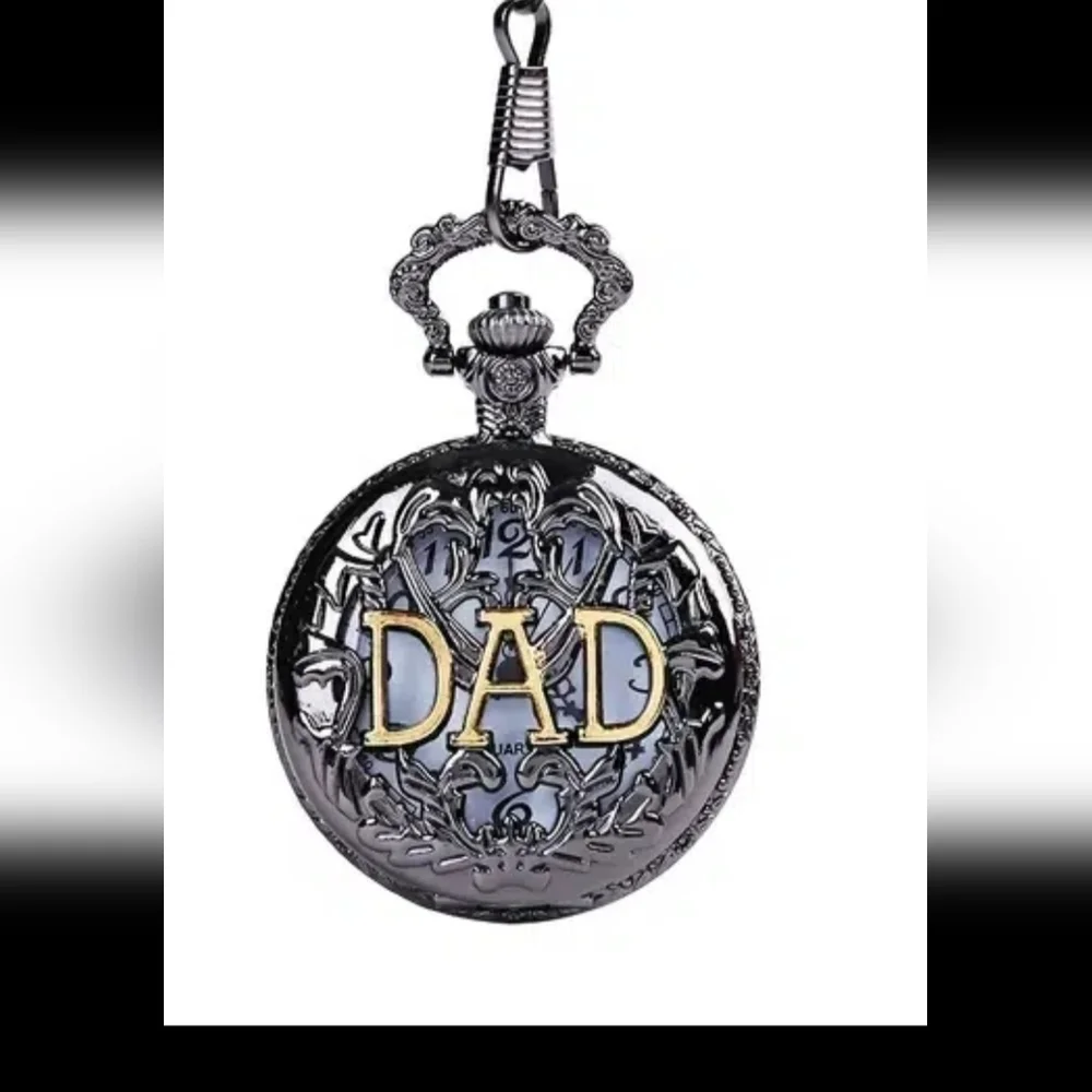 New Dad Pocket Watch Gift Mens